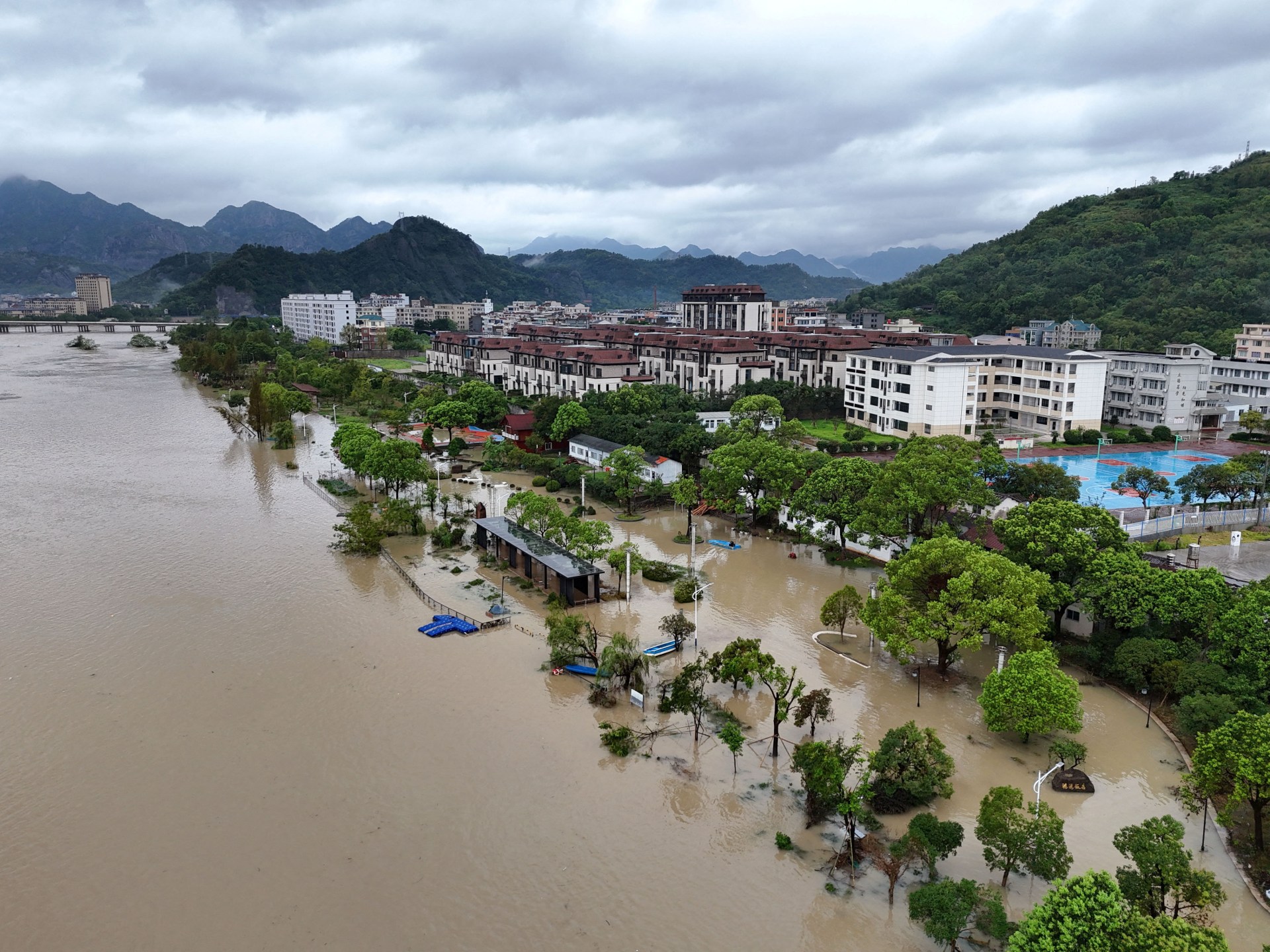 Tropical Storm Dolphin batters eastern China with heavy rain, strong winds