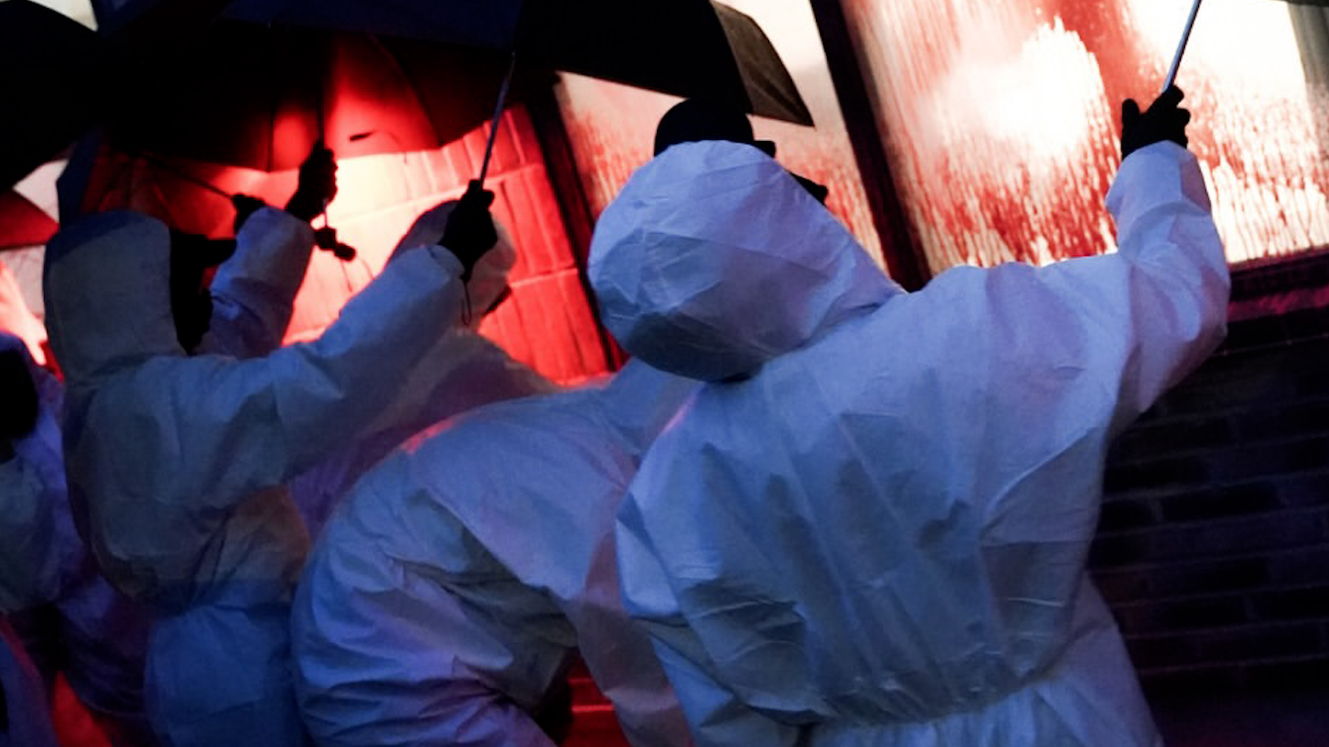 Pro-Palestine activists smear red paint on Danish defence company