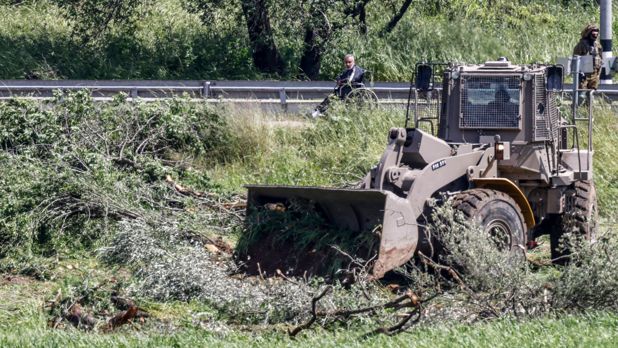 Israeli bulldozers uproot West Bank olive trees ahead of harvest season
